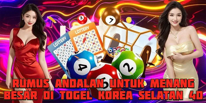 Rumus Andalan Untuk Menang Besar di Togel Korea Selatan 4D